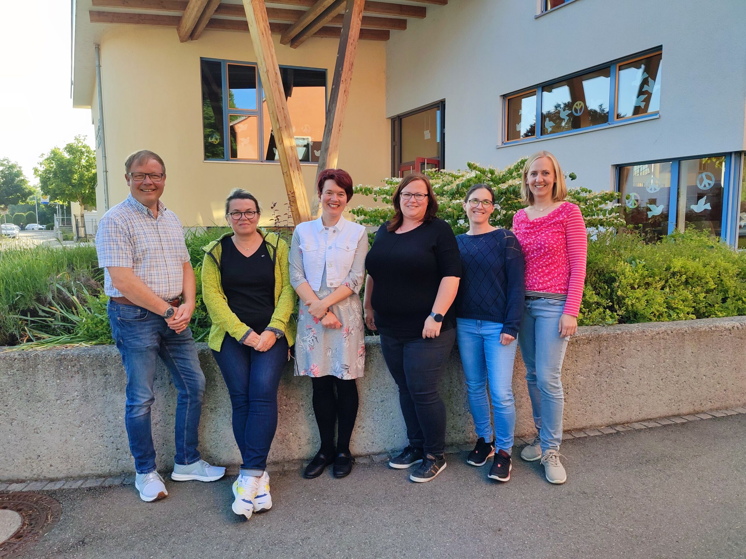 Die neue Vorstandschaft von links: Thilo Philipp, Vesna Hensler, Anita Müller, Natascha Weidler, Stephanie Palkus und Berit Benkert-Utz, auf dem Bild fehlt Nicole Solbeck.